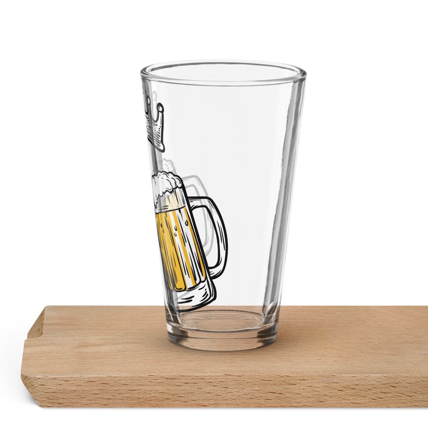 Shaker pint glass