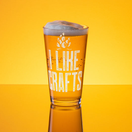 I Like Crafts Shaker pint glass