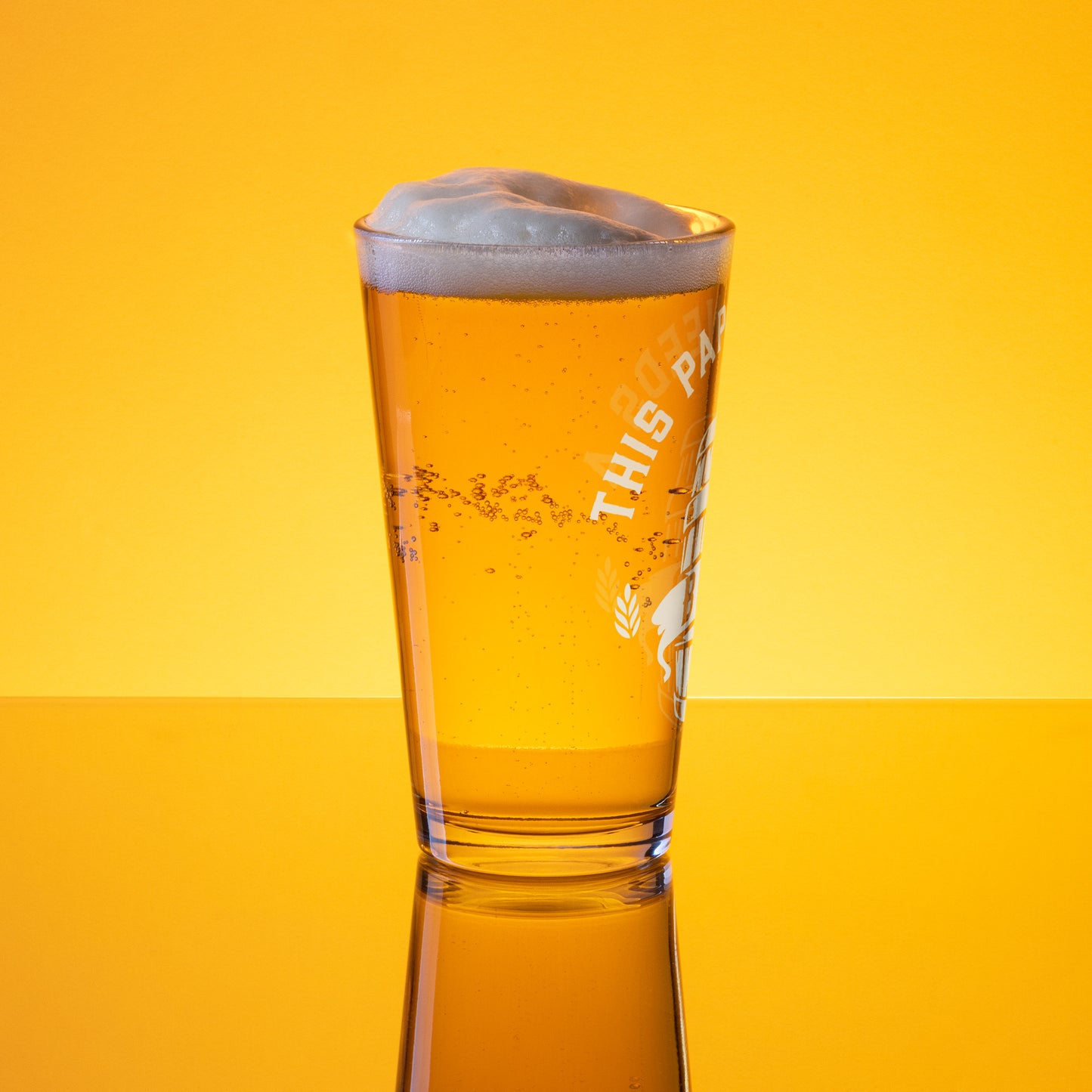 Papa Needs A Beer Shaker pint glass