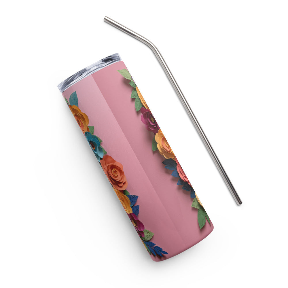 Day of the Dead Skull Stainless steel tumbler