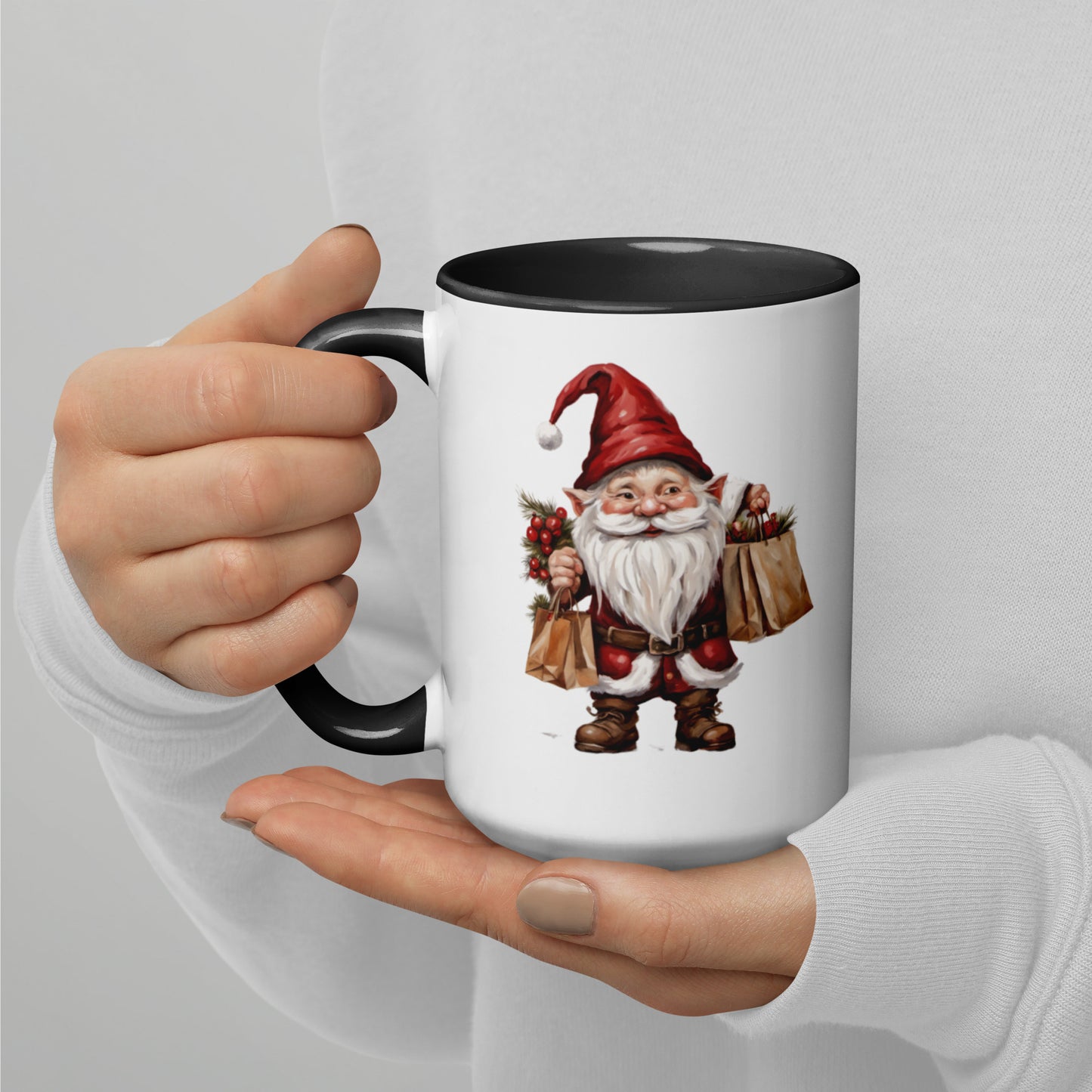 Santa Mug with Color Inside