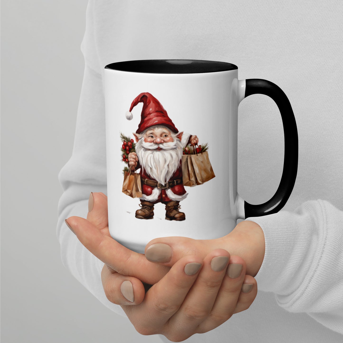 Santa Mug with Color Inside
