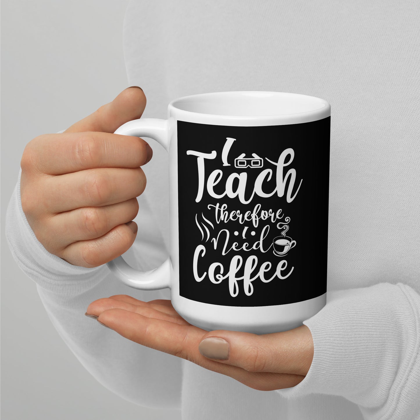 Teach Coffee Glossy Mug