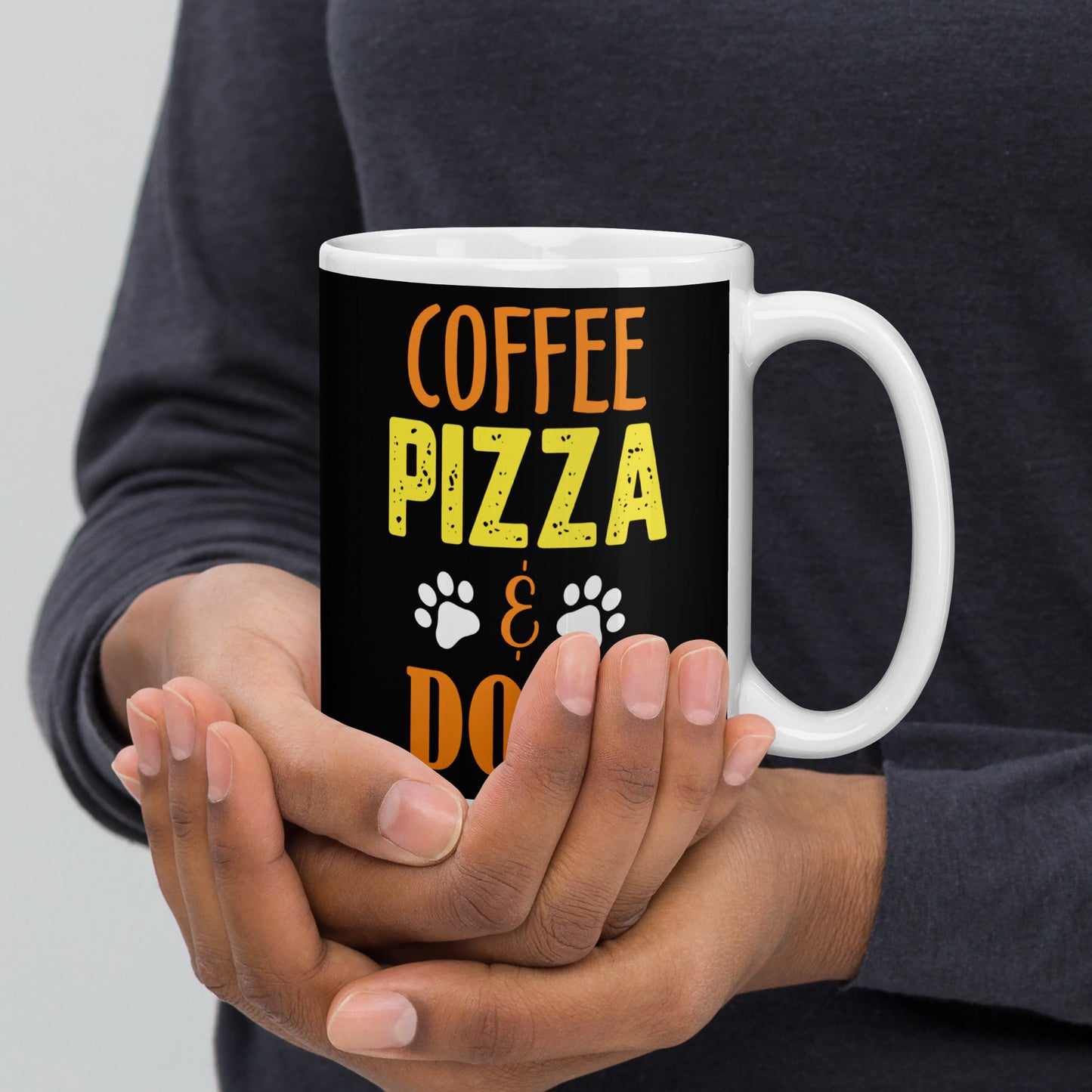 Coffee Pizza Glossy Mug