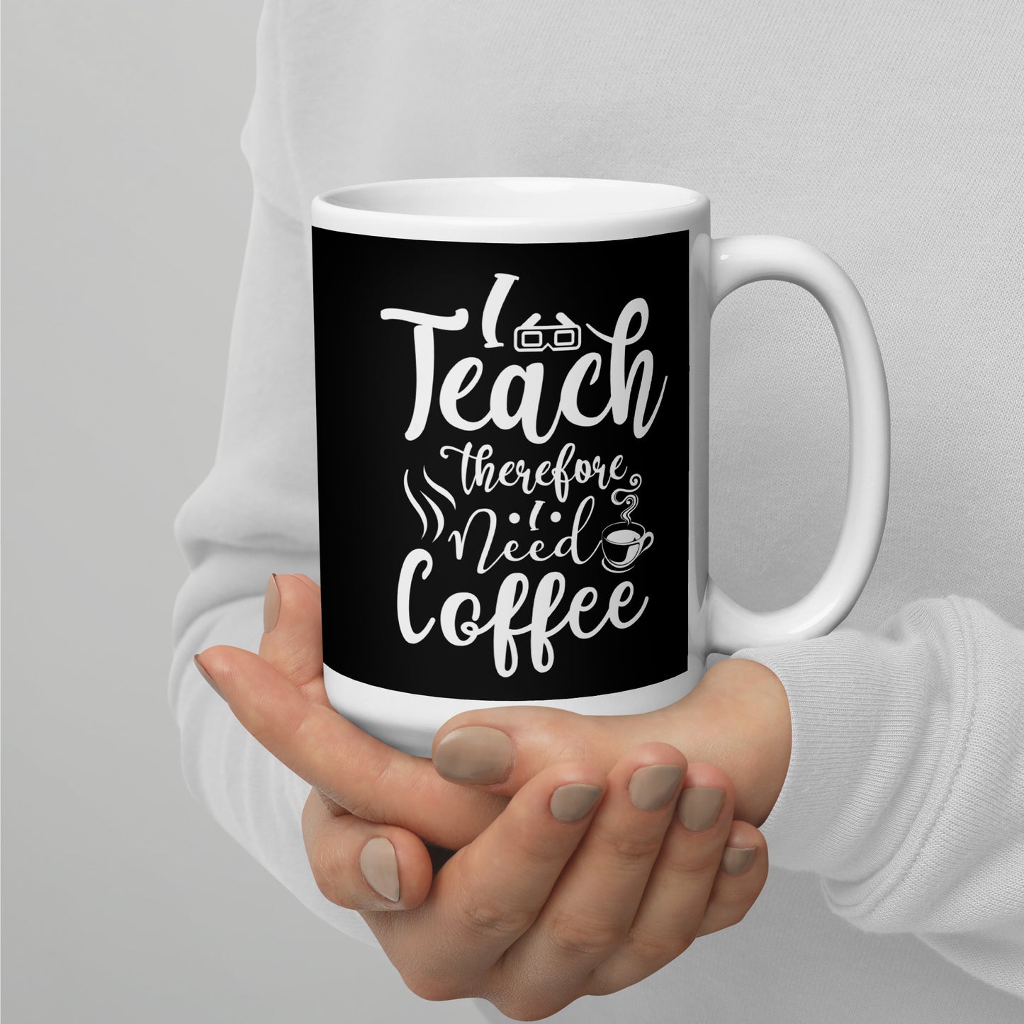 Teach Coffee Glossy Mug