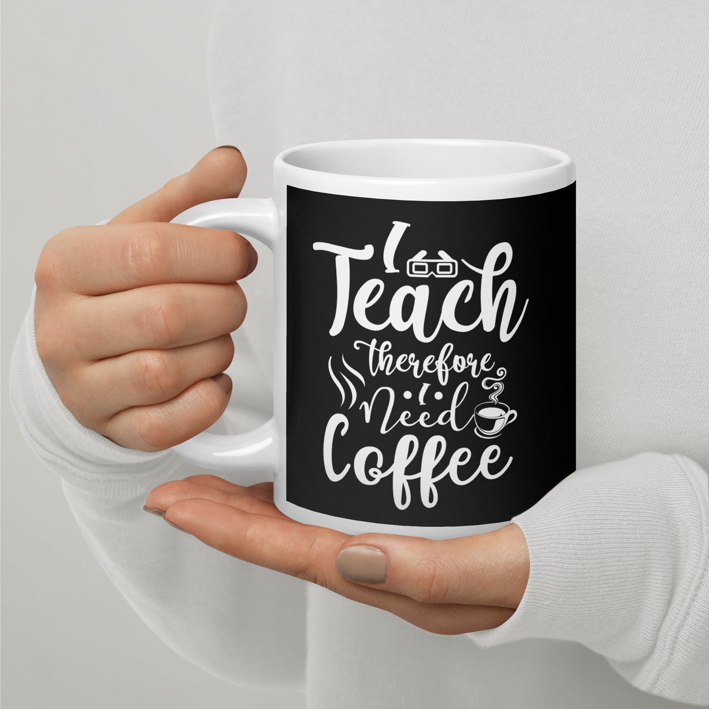 Teach Coffee Glossy Mug