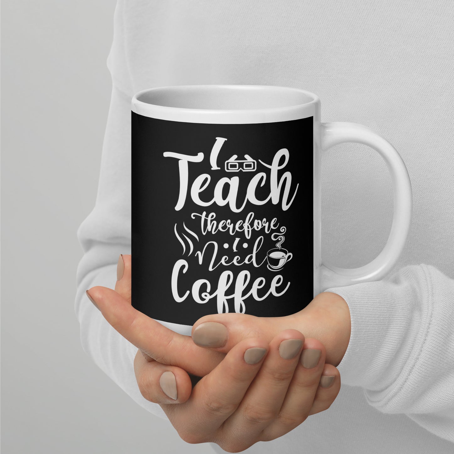 Teach Coffee Glossy Mug