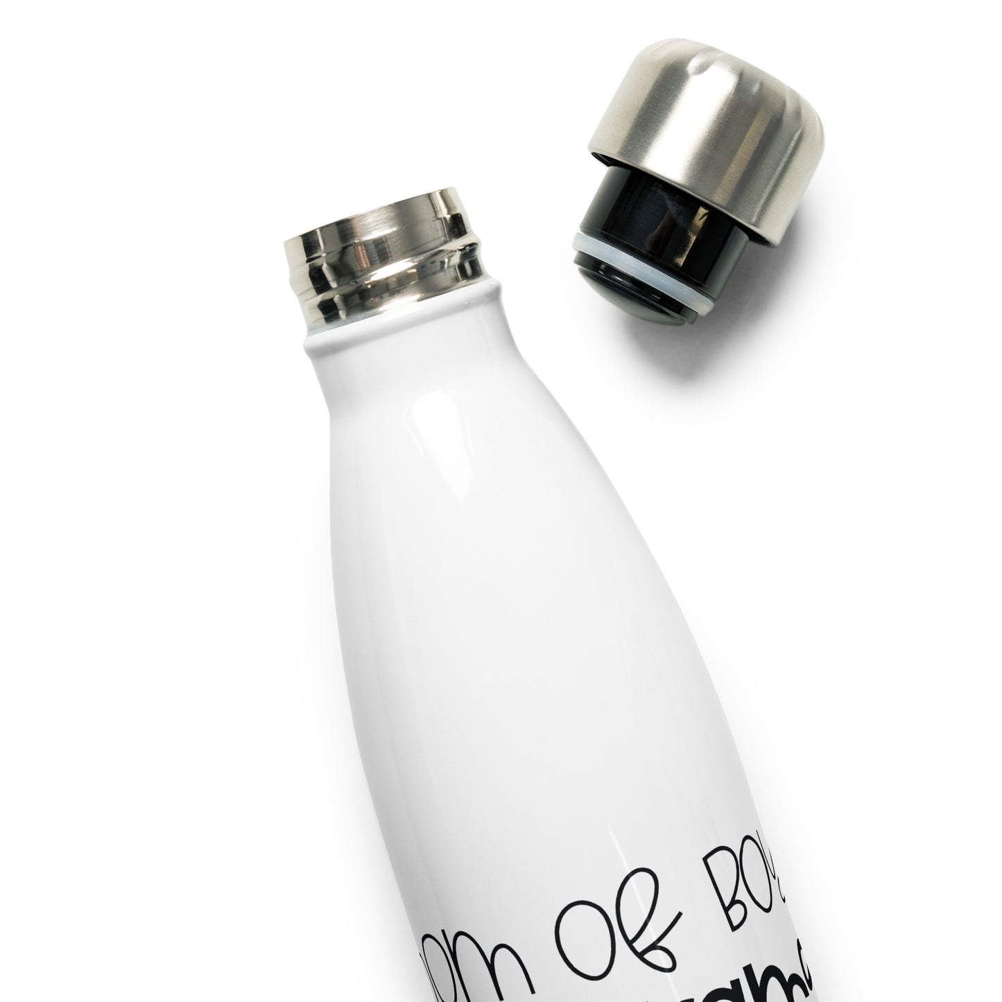 Boy mom stainless steel water bottle