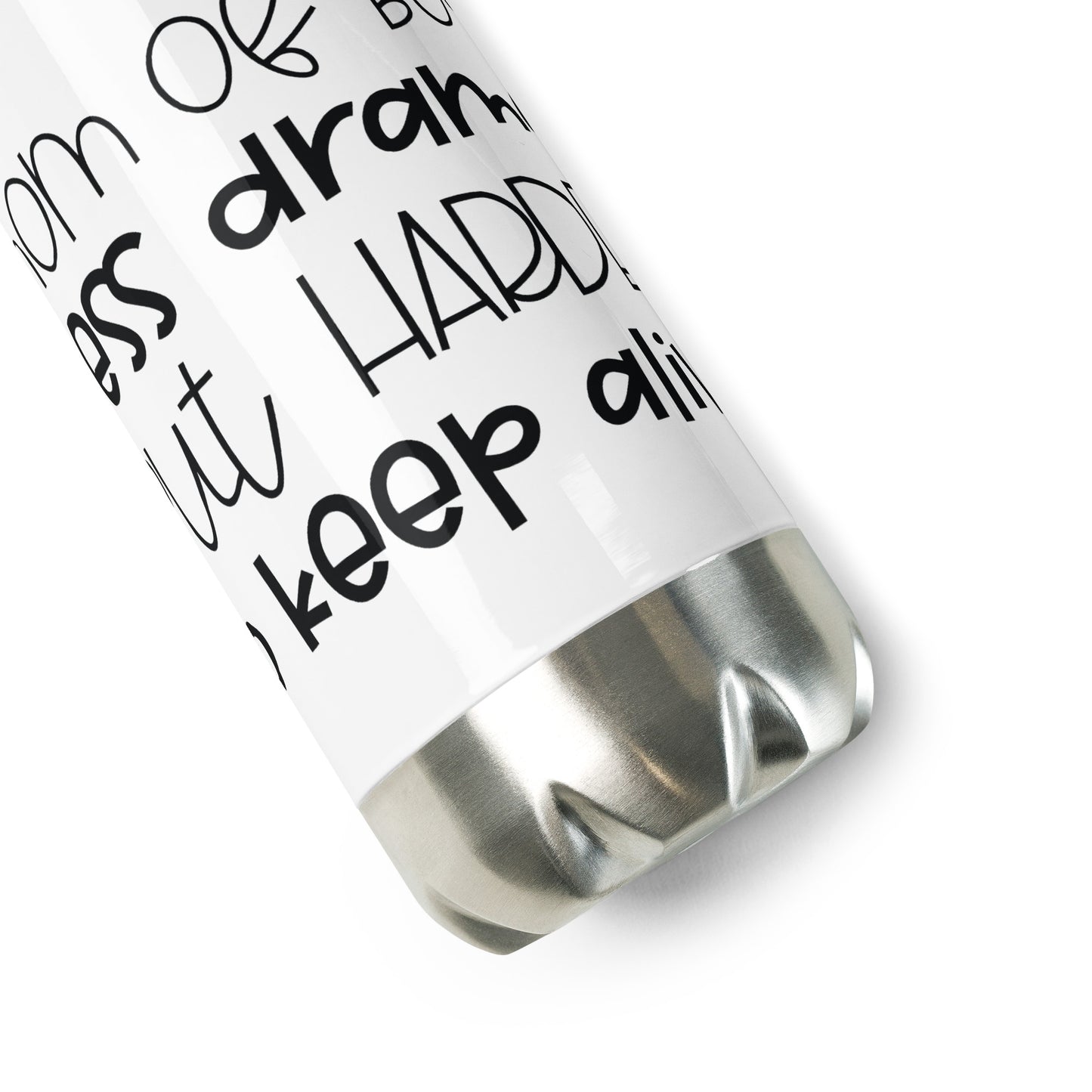 Boy mom stainless steel water bottle