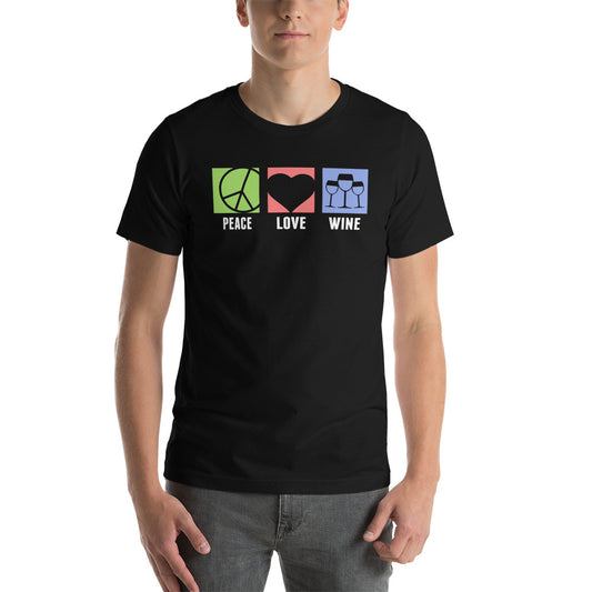 Peace Love Wine T-Shirt