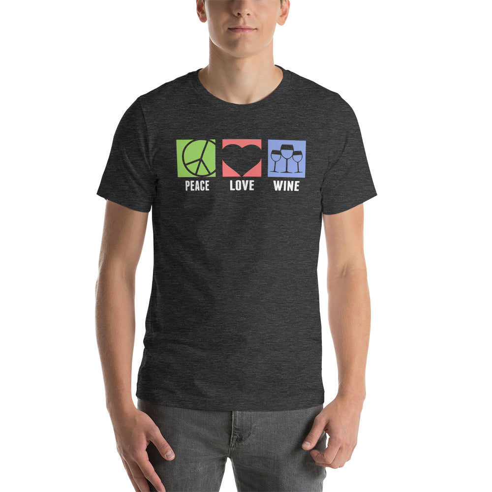 Peace Love Wine T-Shirt