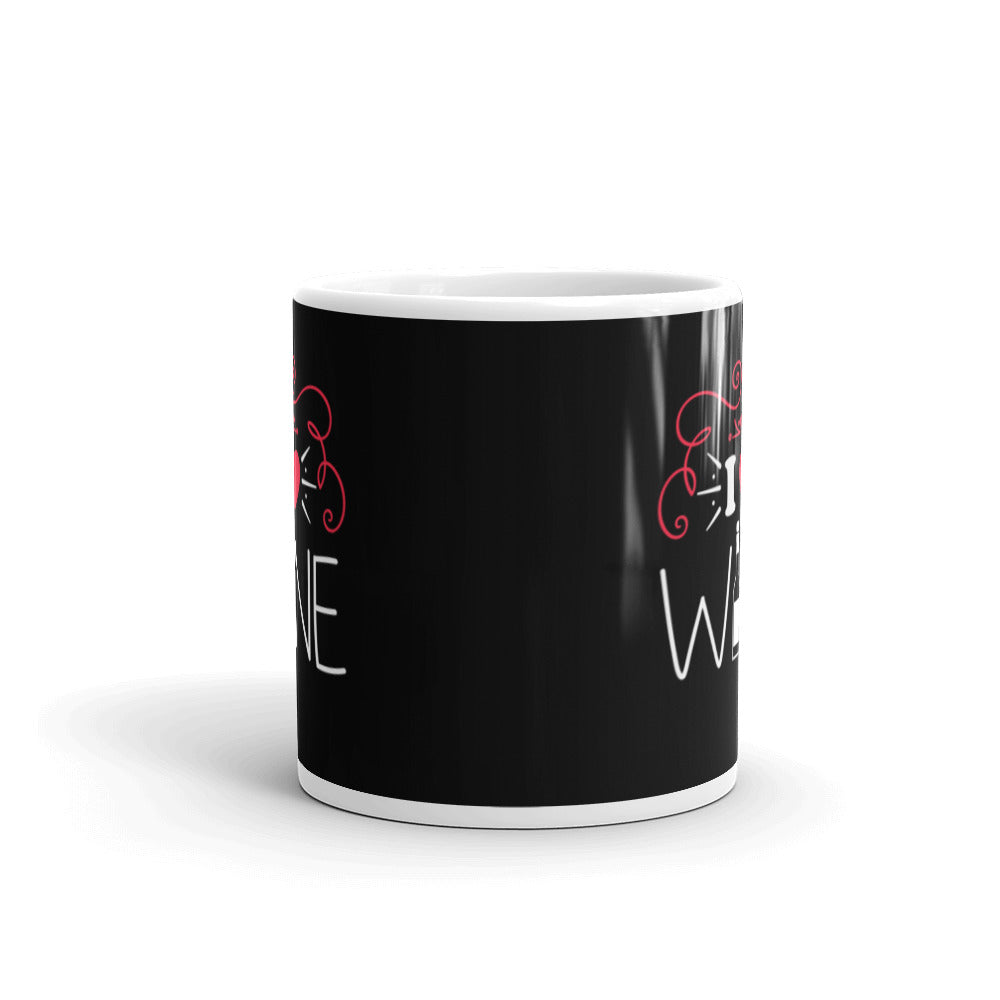 I Love Wine Glossy Mug