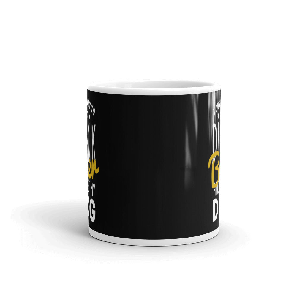 I Just Want To Drink Bear Glossy Mug