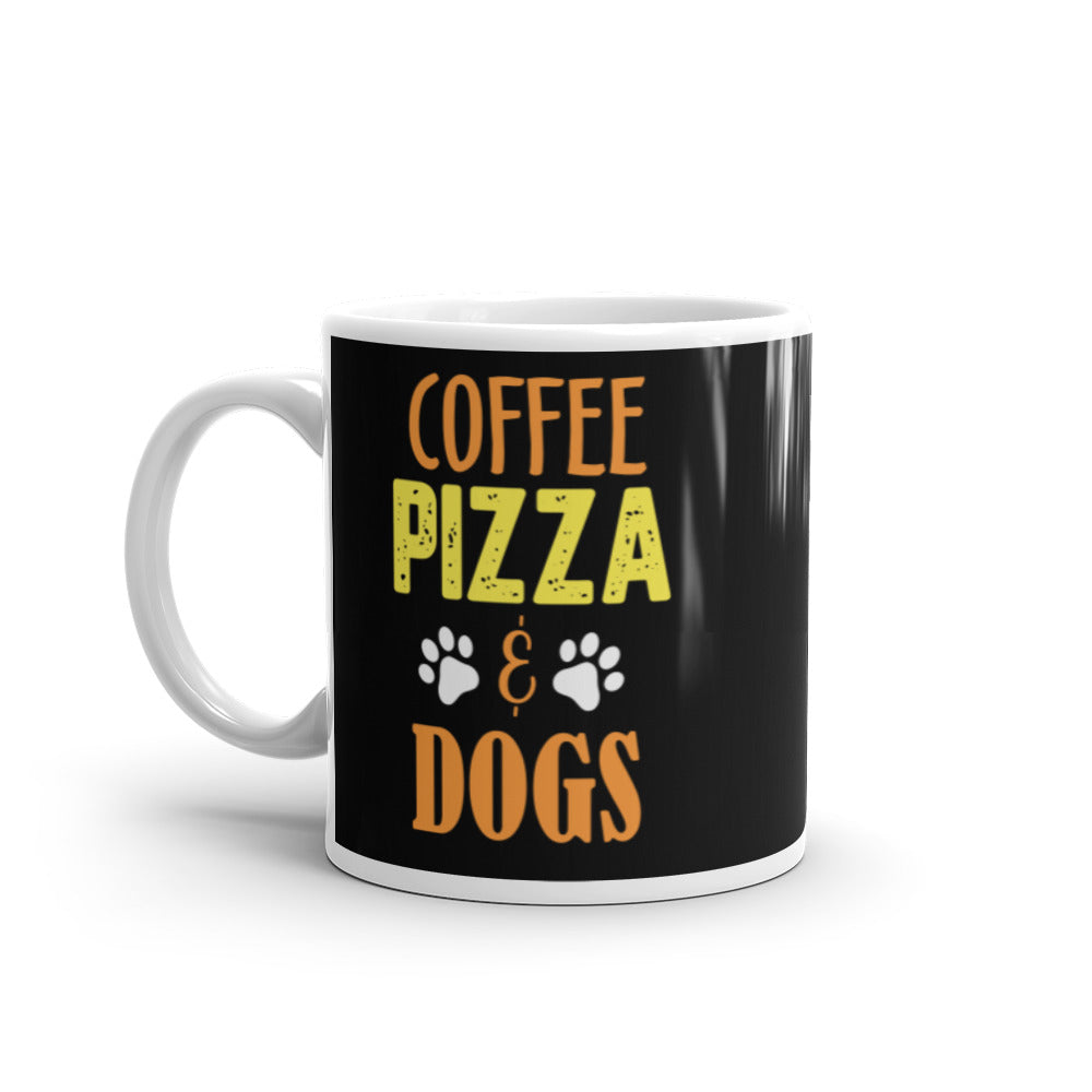 Coffee Pizza Glossy Mug