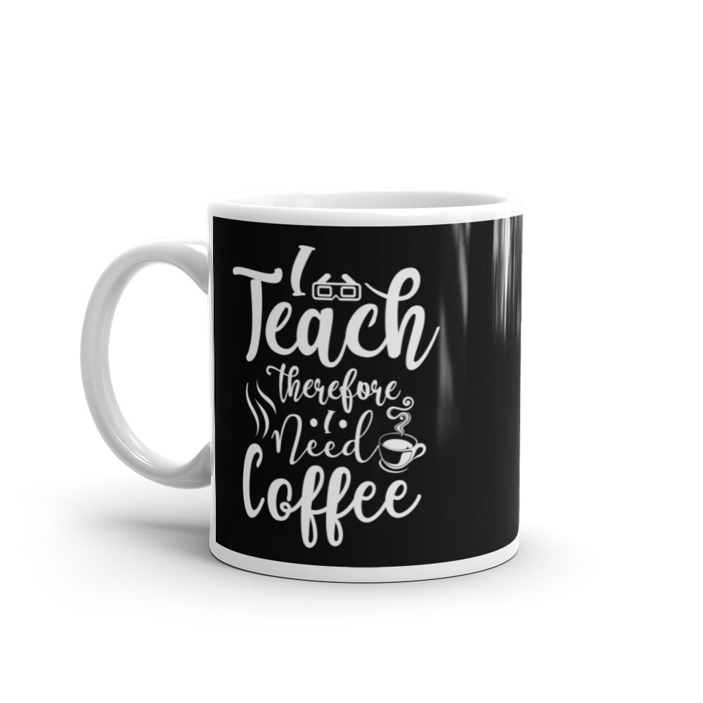 Teach Coffee Glossy Mug