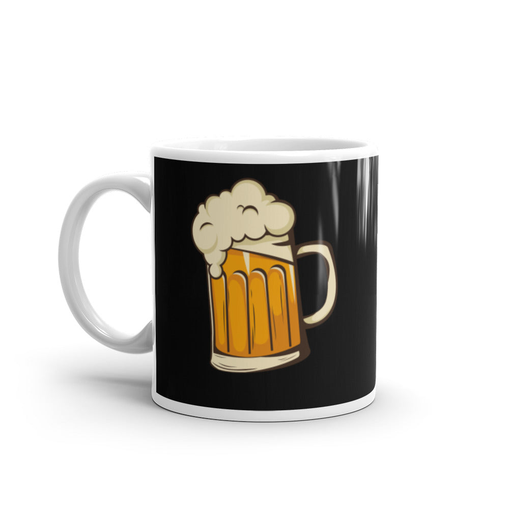 Full Glass Of Beer Glossy Mug