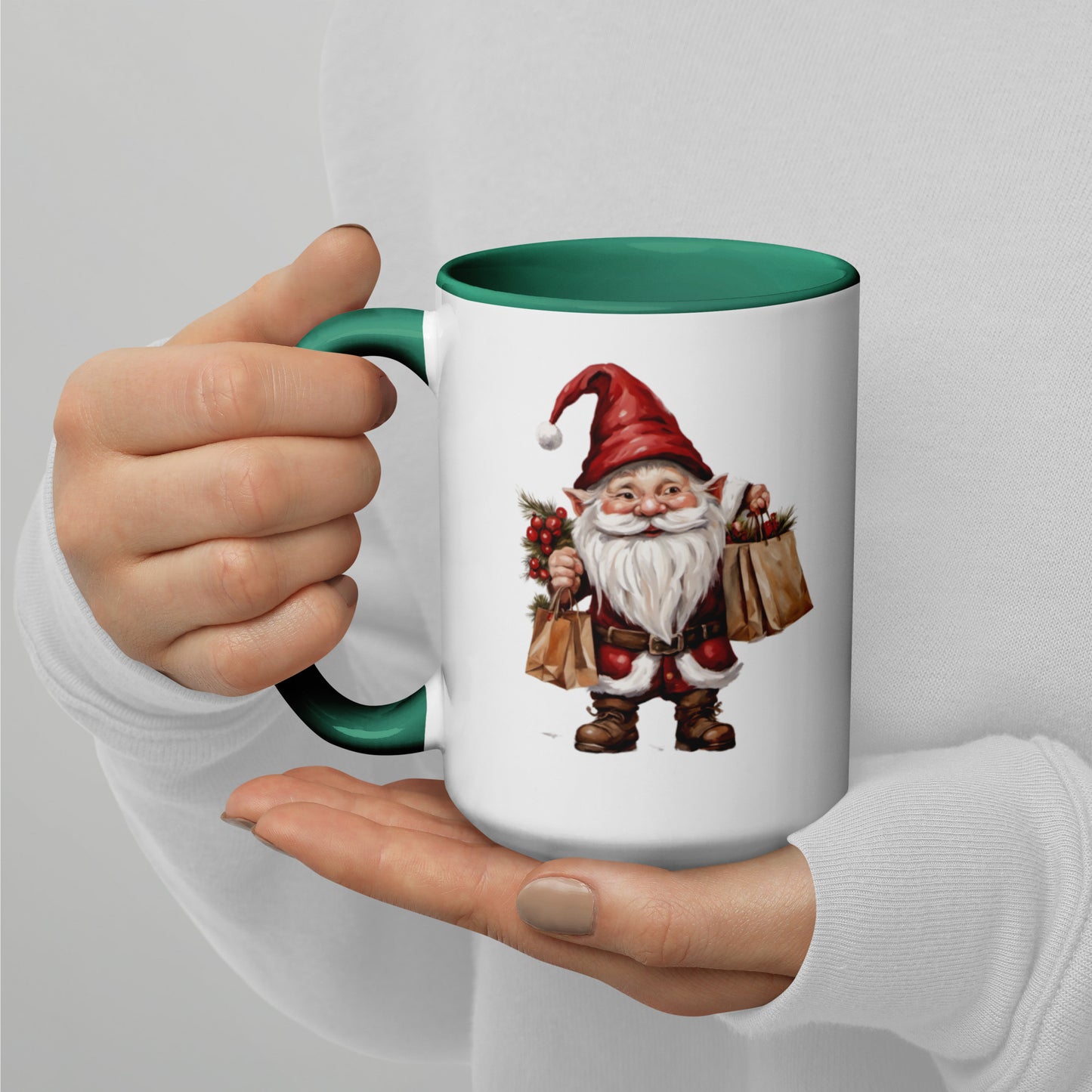 Santa Mug with Color Inside