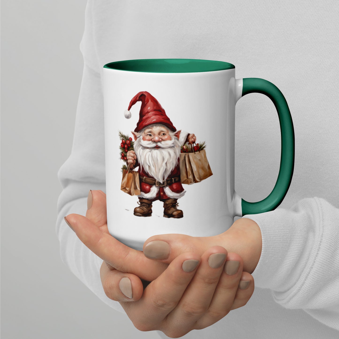 Santa Mug with Color Inside