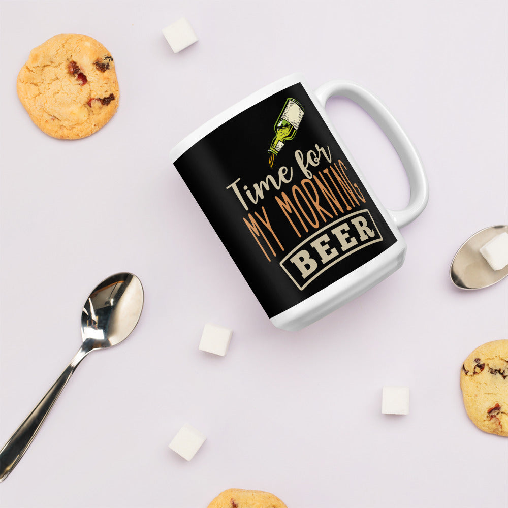 Morning Beer Time Glossy Mug