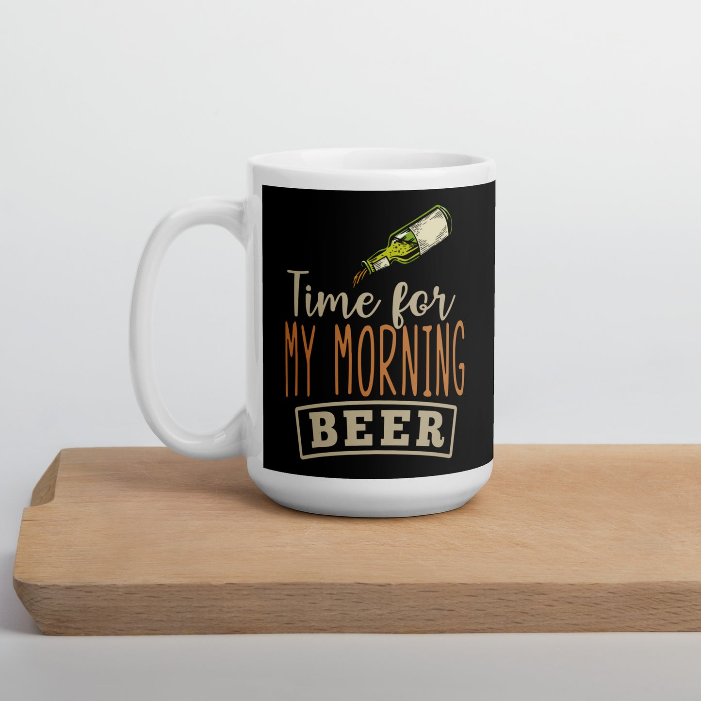 Morning Beer Time Glossy Mug