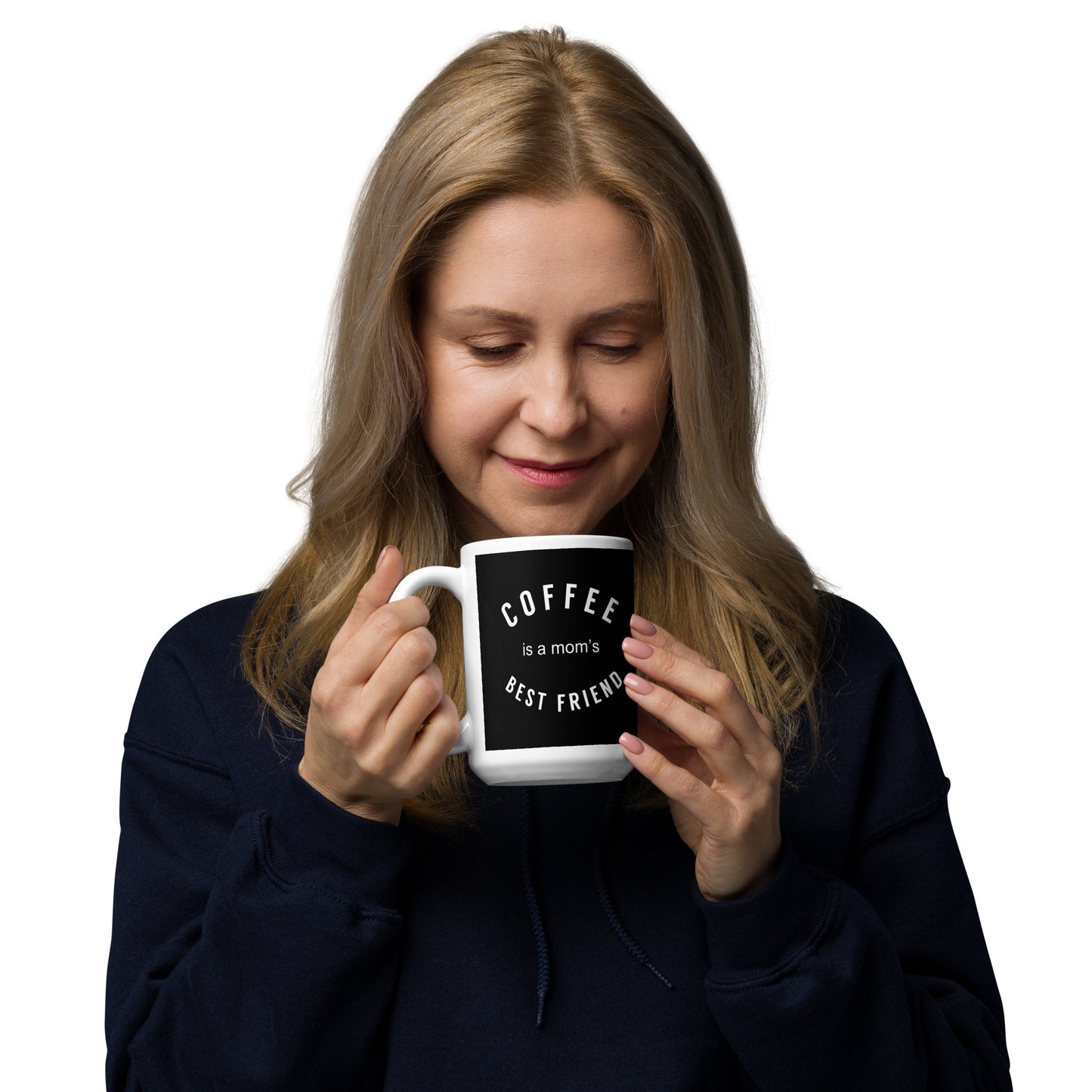 Coffee Mom´s Best Friend white glossy mug