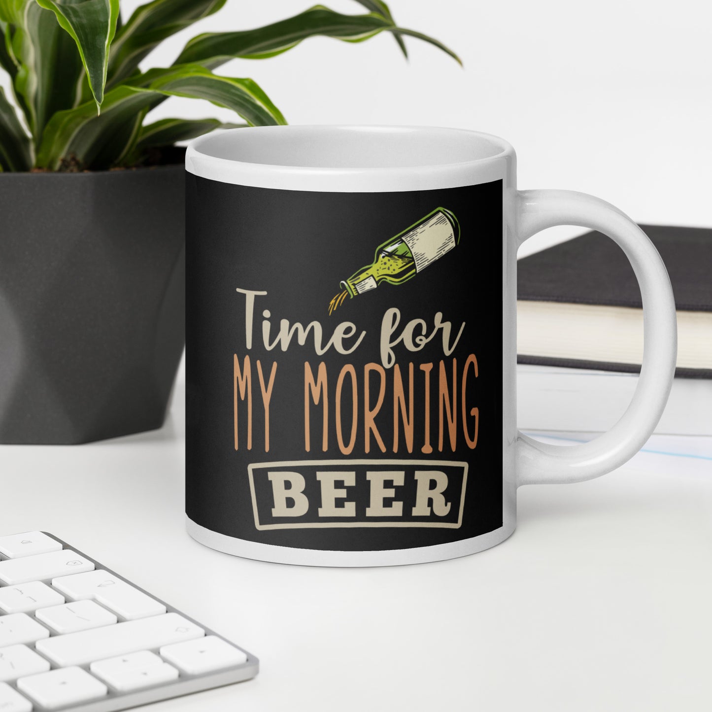 Morning Beer Time Glossy Mug