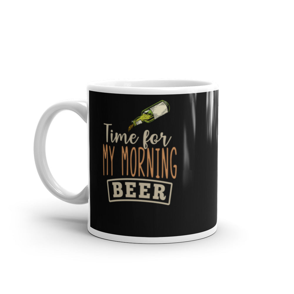 Morning Beer Time Glossy Mug