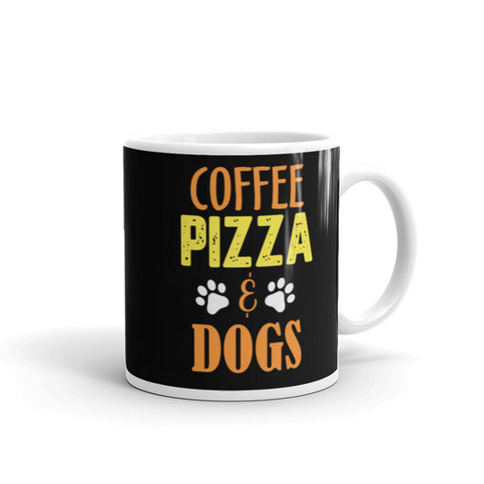 Coffee Pizza Glossy Mug