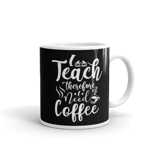 Teach Coffee Glossy Mug