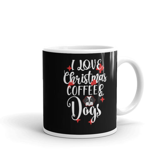 I Love Christmas Coffee Glossy mug