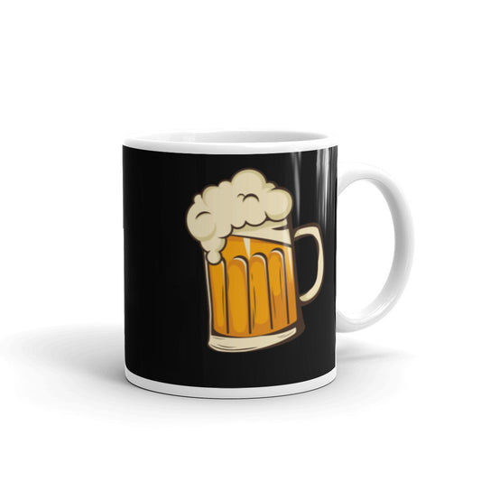 Full Glass Of Beer Glossy Mug